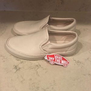 Vans Classic Slip on in Leather